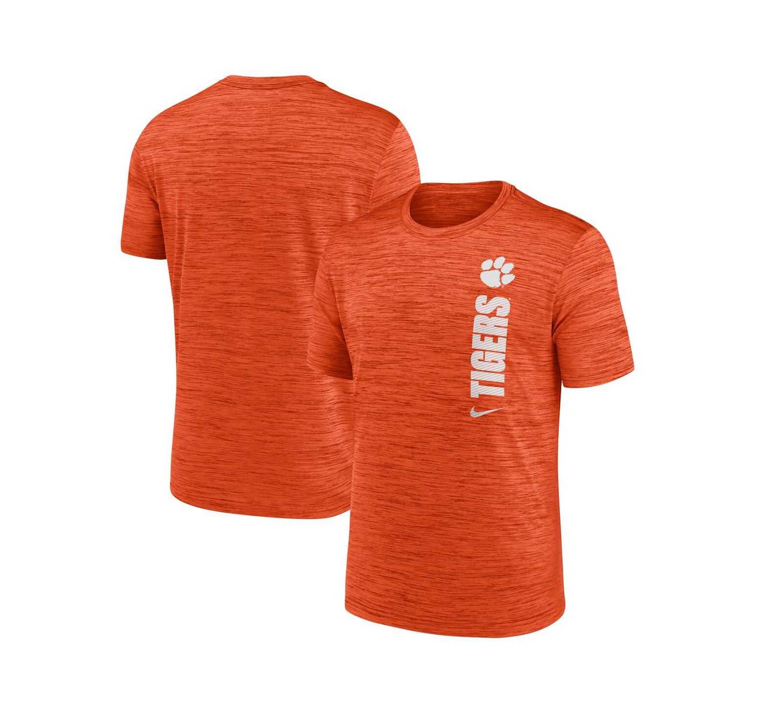 Nike Men's Orange Clemson Tigers 2024 Sideline Velocity Performance T-Shirt