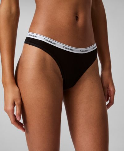 Женские трусики Calvin Klein Modern Logo Thong QD5043