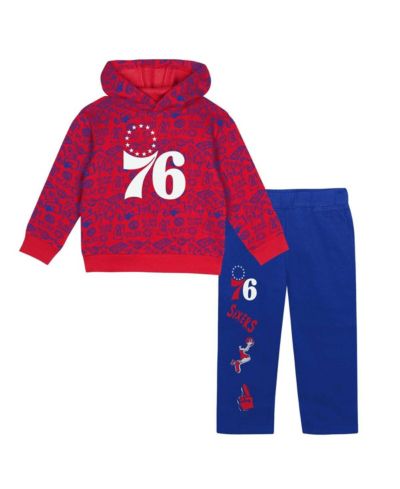 Набор Outerstuff Toddler 2-Piece Philadelphia 76ers Hoodie и Sweatpants Set Red