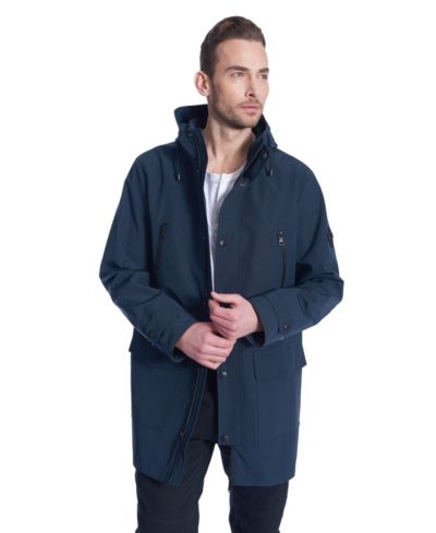 Alpine North Men's Banks | Hooded Drawstring Raincoat
