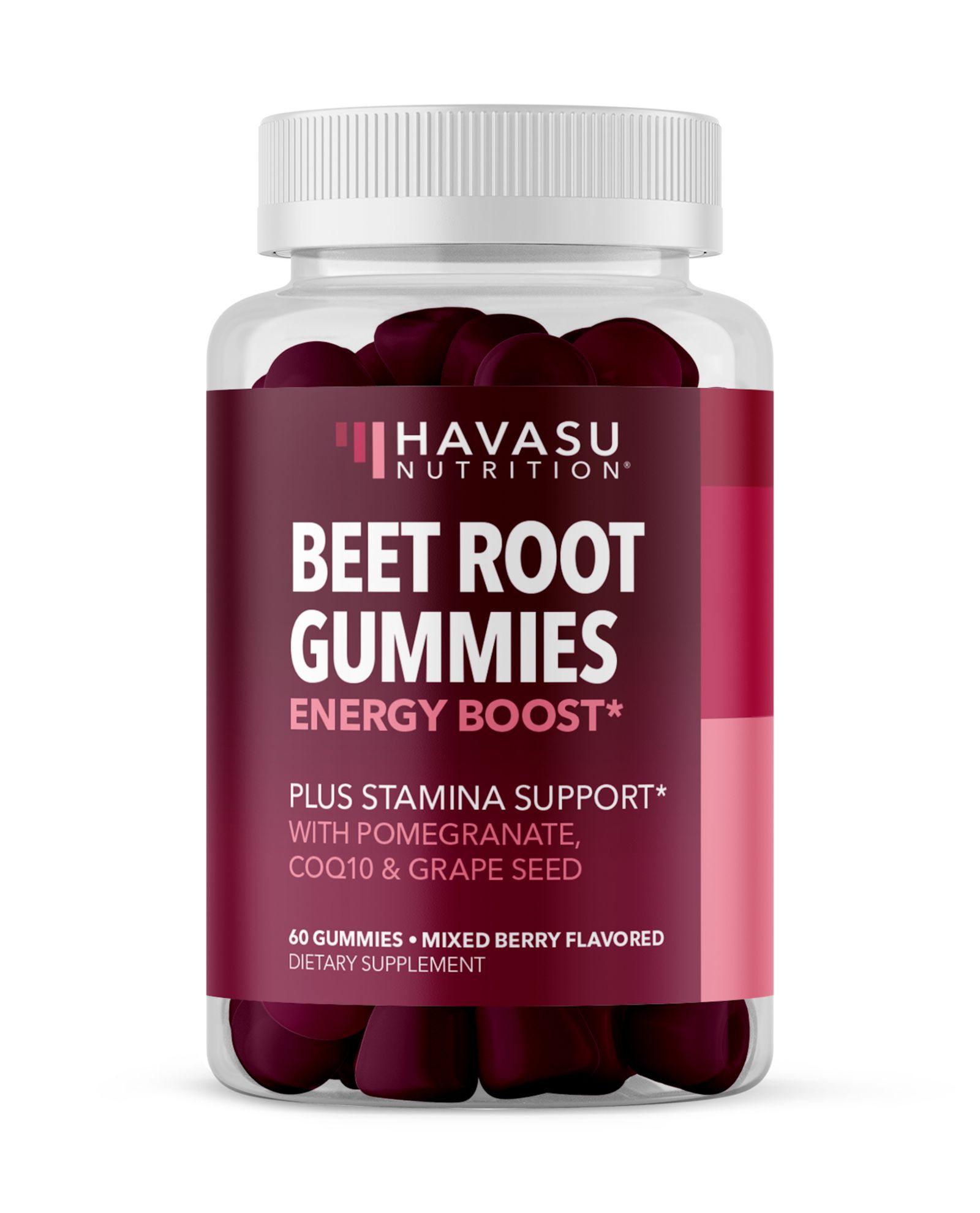 HAVASU NUTRITION мармеладные витамины Beet Root, с экстрактом граната, 60 шт