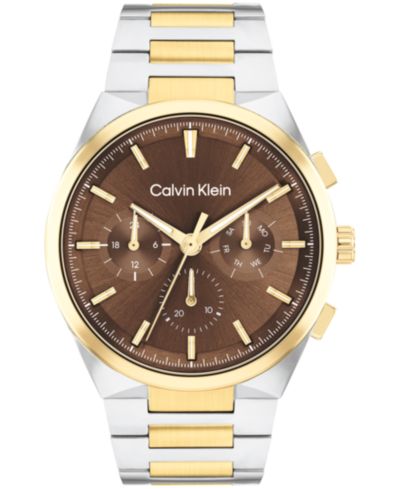 Мужские часы Calvin Klein Distinguish Two-Tone Stainless Steel, 44mm
