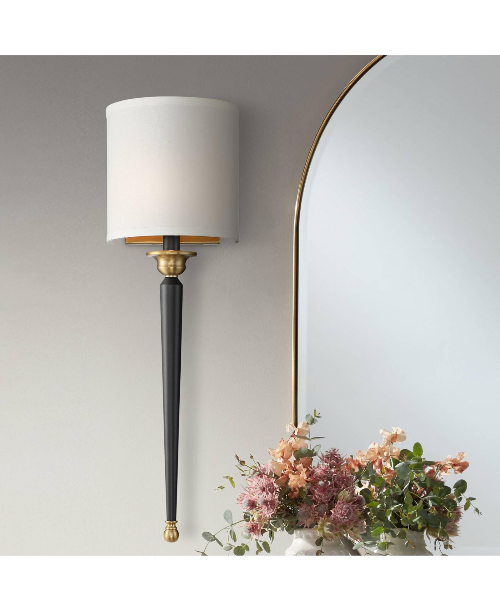 Possini Euro Design Modern Wall Sconce Lighting Hardwired 7 1/2" Fixture