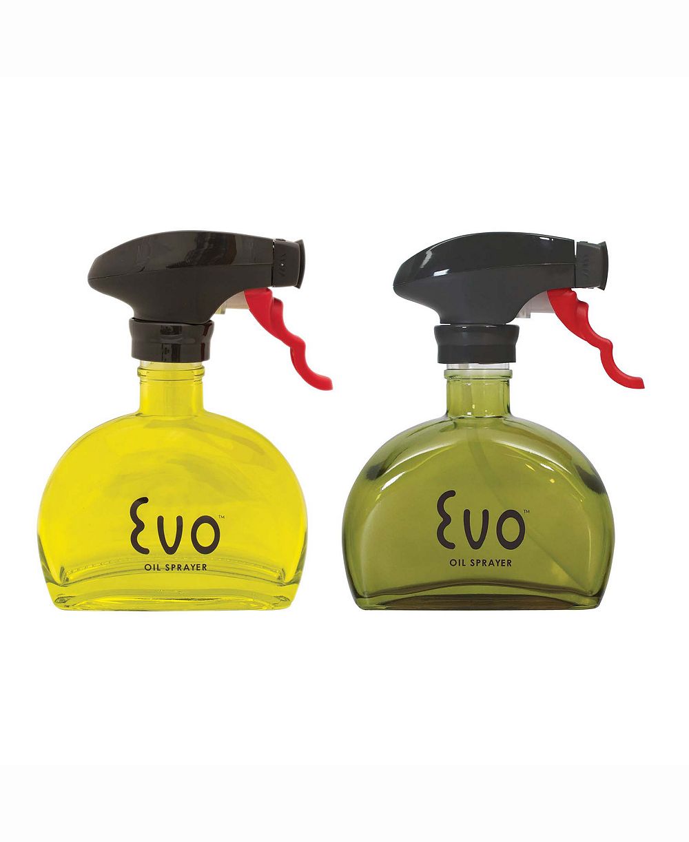 Набор из 2 стеклянных распылителей масла Evo 6-ounces