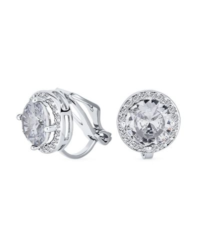 Bling Jewelry Классические серьги-гвоздики с CZ, 7MM