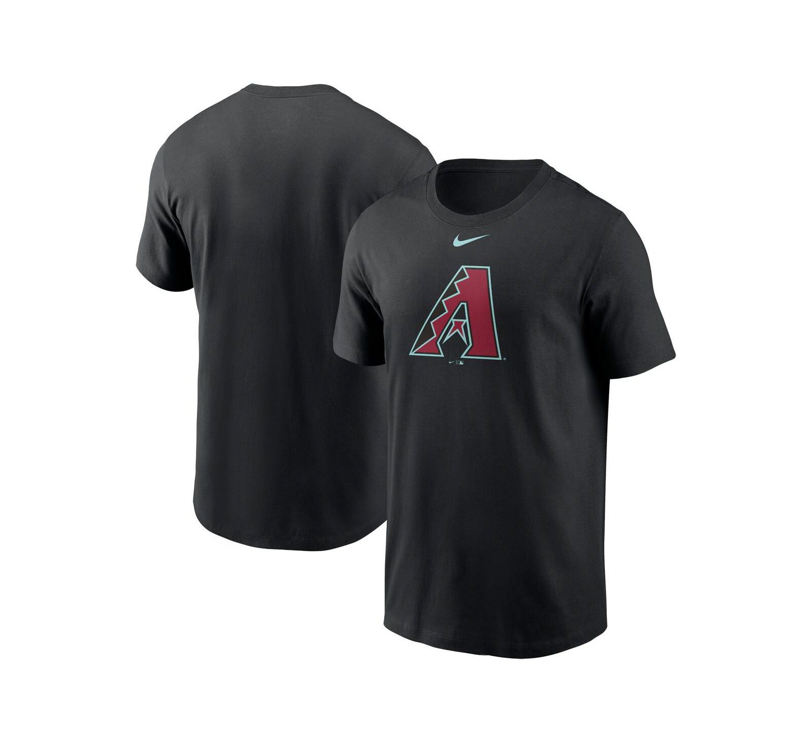 Men's Nike Black Arizona Diamondbacks Large Logo T-shirt