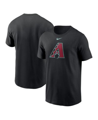 Мужская футболка Nike с большим логотипом Arizona Diamondbacks, черная
