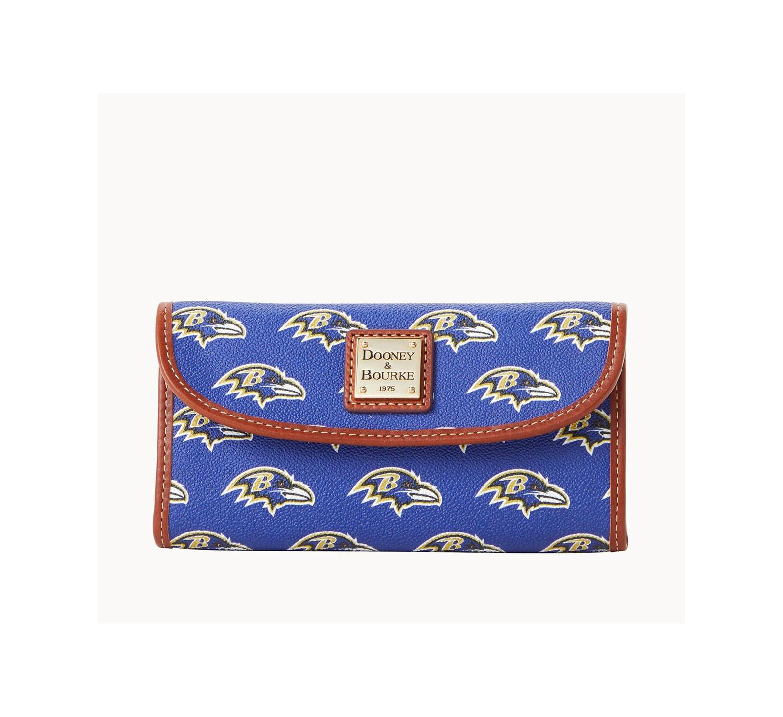 Женский клатч Dooney & Bourke Baltimore Ravens Team Color Continental
