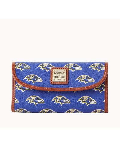 Женский клатч Dooney & Bourke Baltimore Ravens Team Color Continental