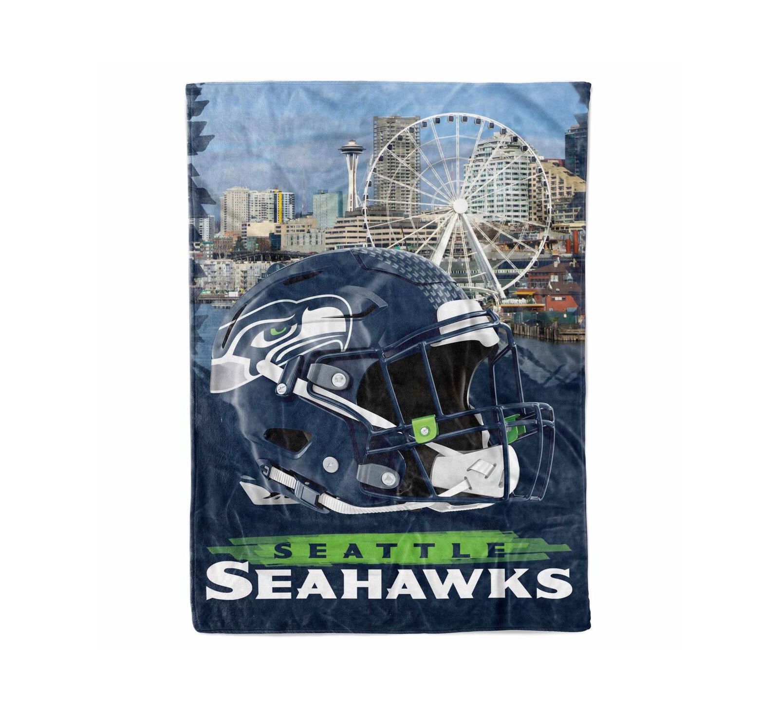 Плед Seattle Seahawks 66" x 90" City Sketch