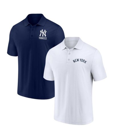 Fanatics Мужской набор из 2-х поло рубашек New York Yankees, синий и белый