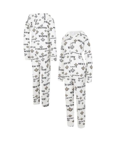 Женский свитшот Concepts Sport New Orleans Saints, кремовый, с молнией