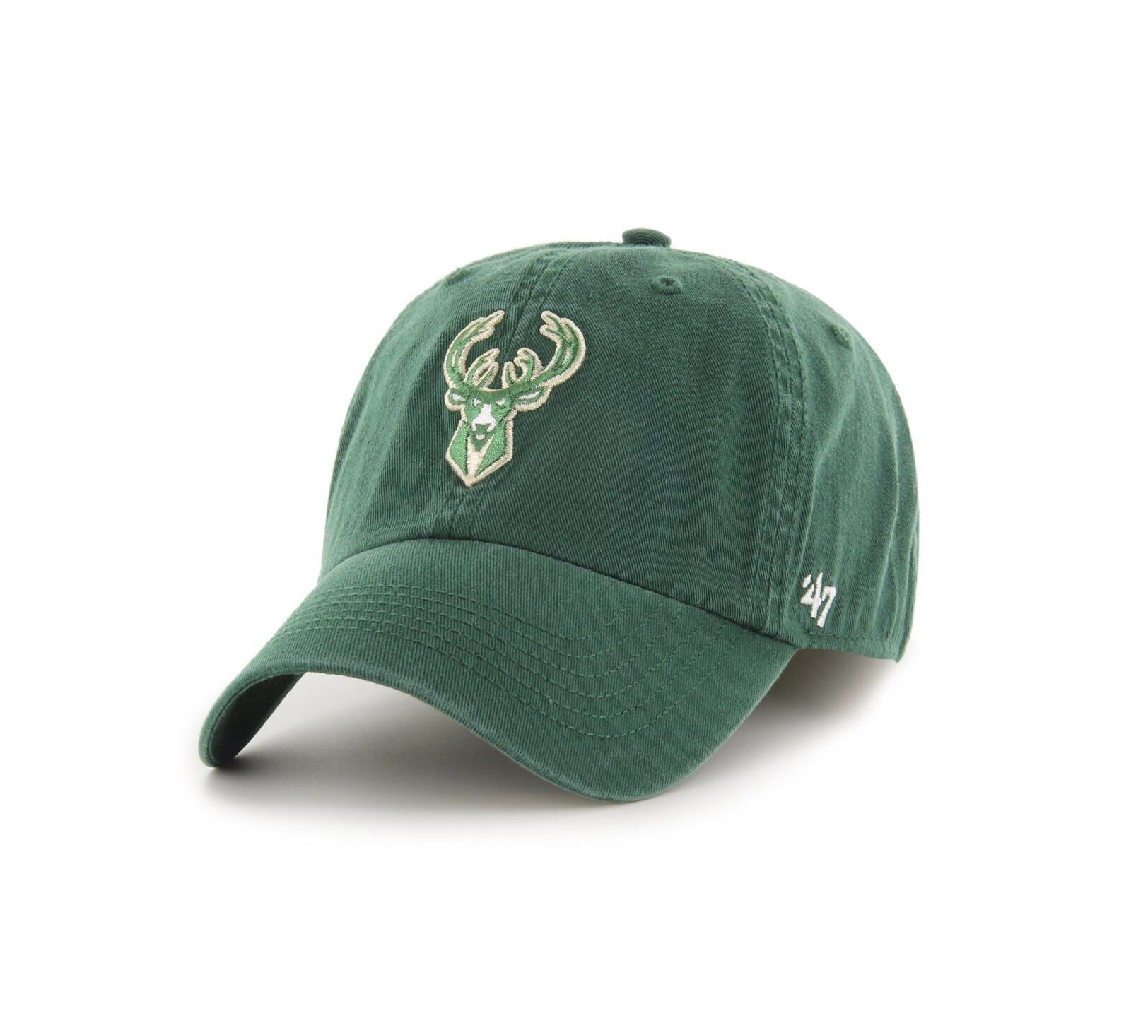 '47 Brand Мужская кепка Milwaukee Bucks Classic Franchise, темно-зеленая
