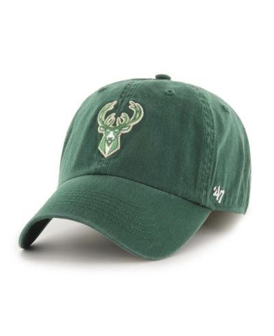 '47 Brand Мужская кепка Milwaukee Bucks Classic Franchise, темно-зеленая
