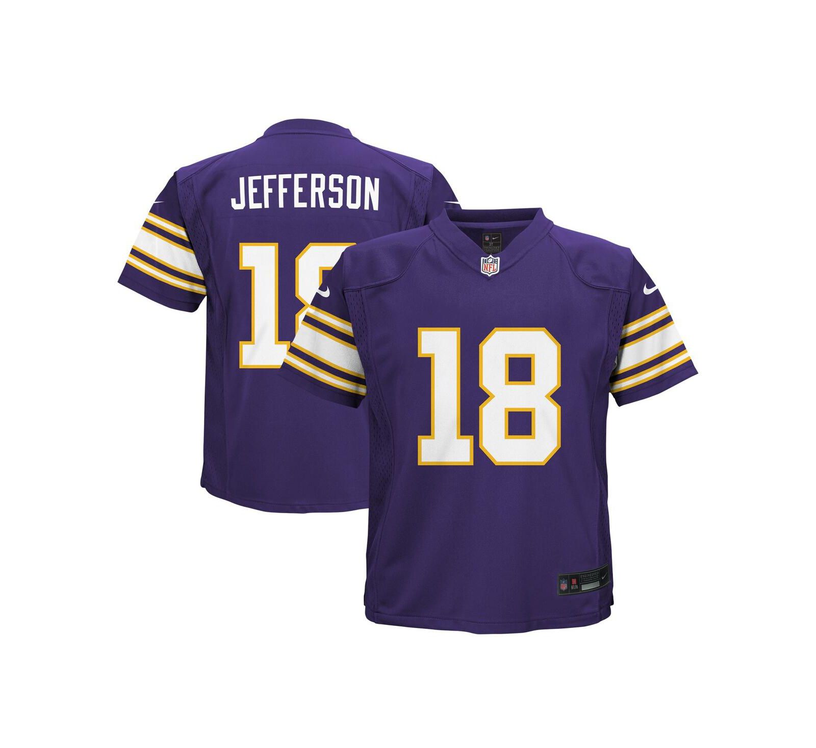 Nike Infant Boys and Girls Justin Jefferson  Minnesota Vikings Alternate Game Jersey