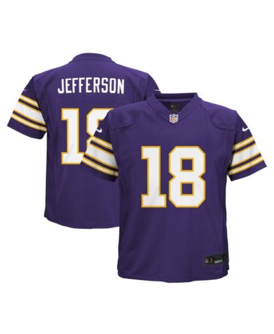 Nike Infant Boys and Girls Justin Jefferson  Minnesota Vikings Alternate Game Jersey
