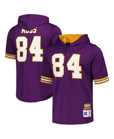 Мужское худи Mitchell & Ness Randy Moss Purple Minnesota Vikings Mesh