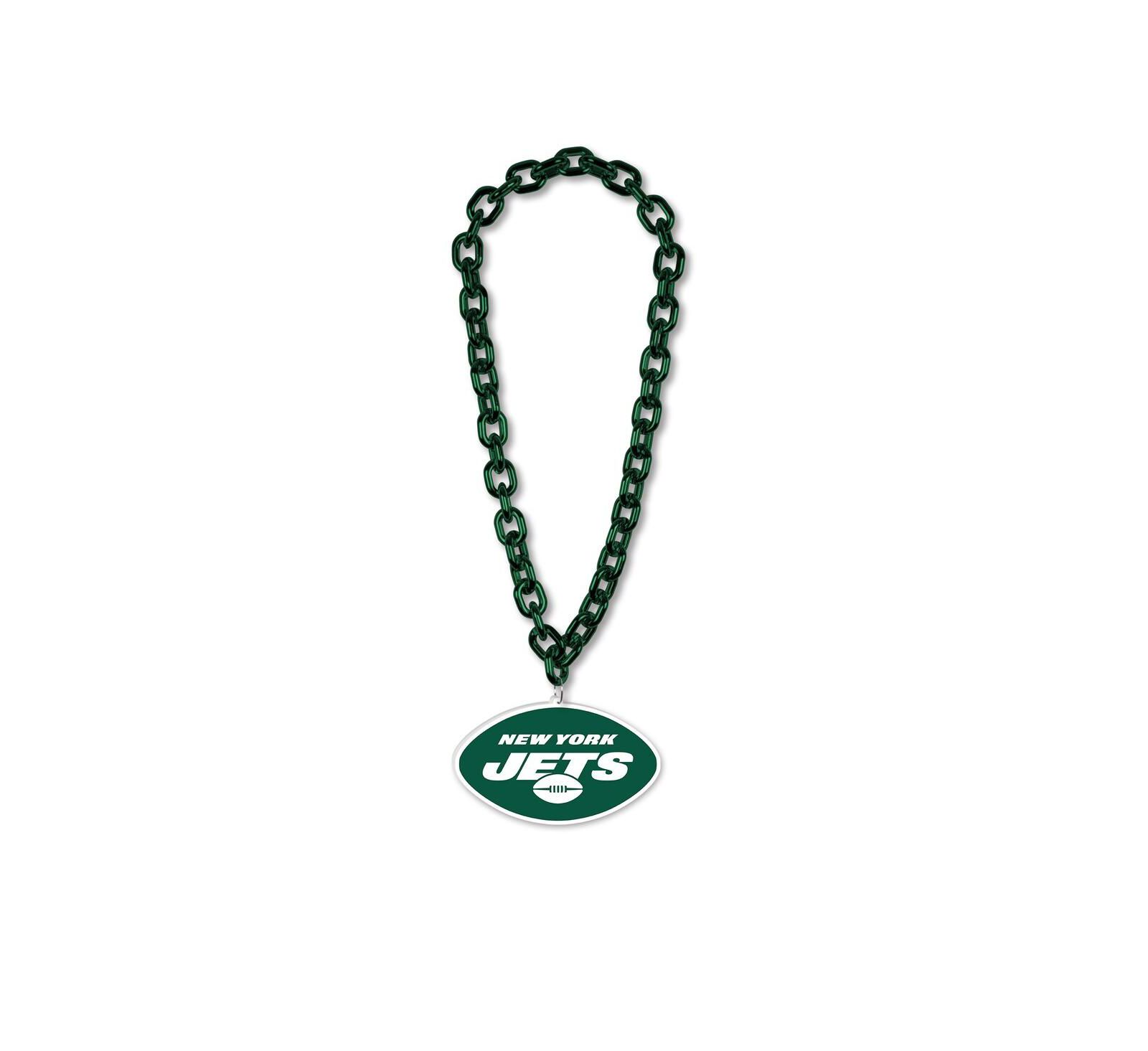 Ожерелье Wincraft New York Jets с большим логотипом, мужское и женское