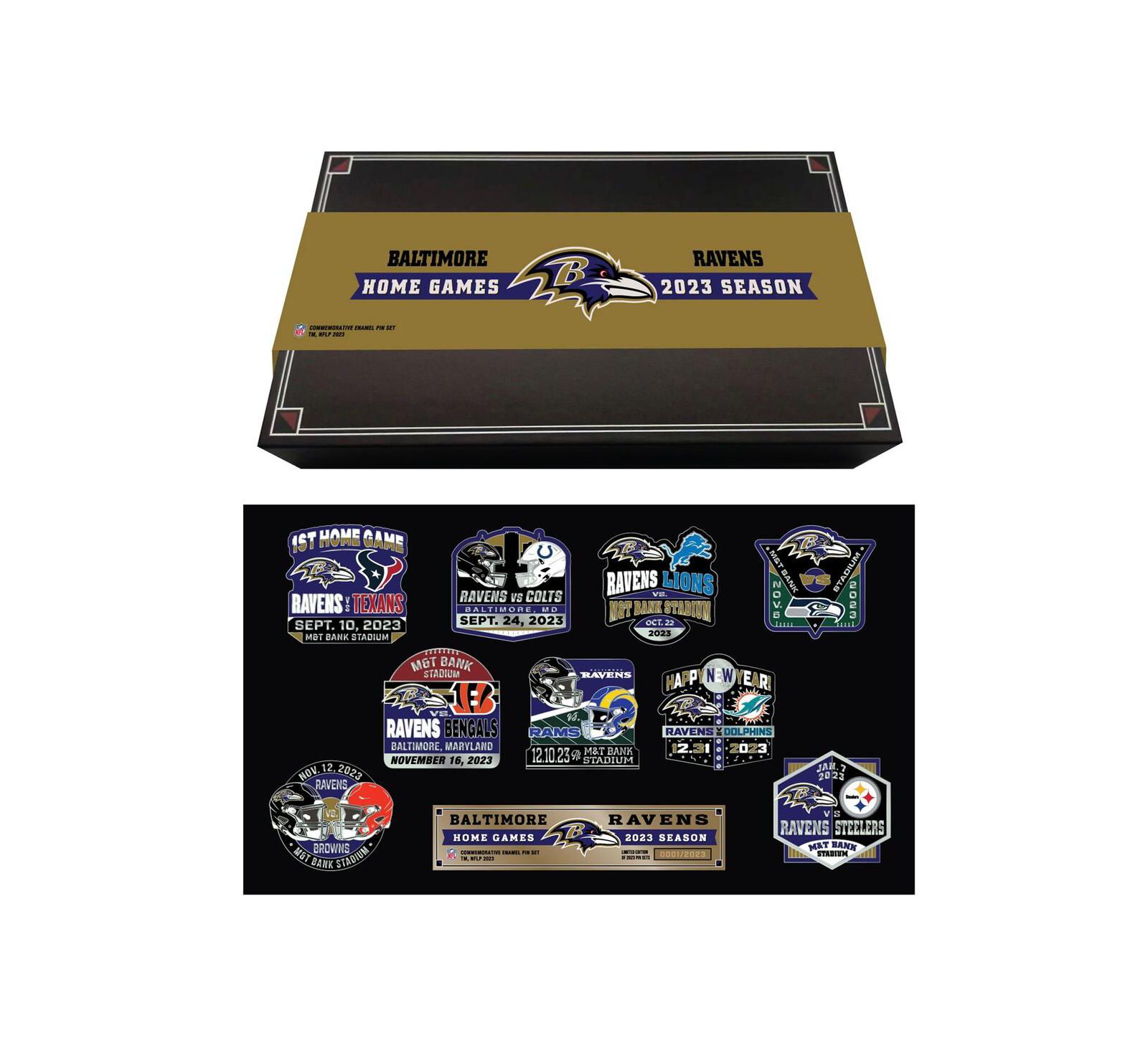 Mojo Licensing набор значков Baltimore Ravens 2023-24 Game Day
