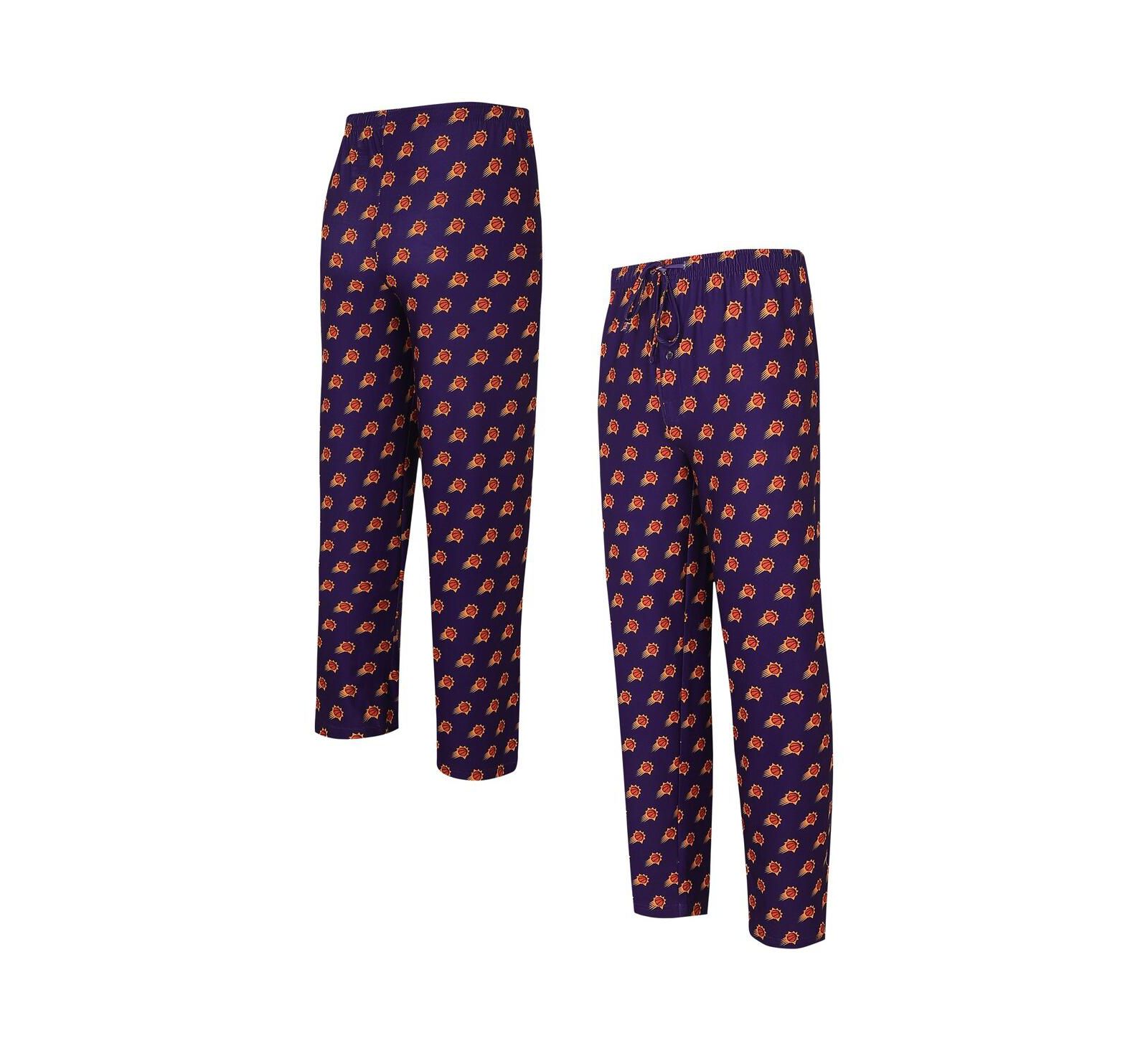 Мужские пижамные брюки Concepts Sport Purple Phoenix Suns Allover Logo Print Gauge