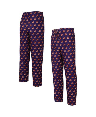 Мужские пижамные брюки Concepts Sport Purple Phoenix Suns Allover Logo Print Gauge