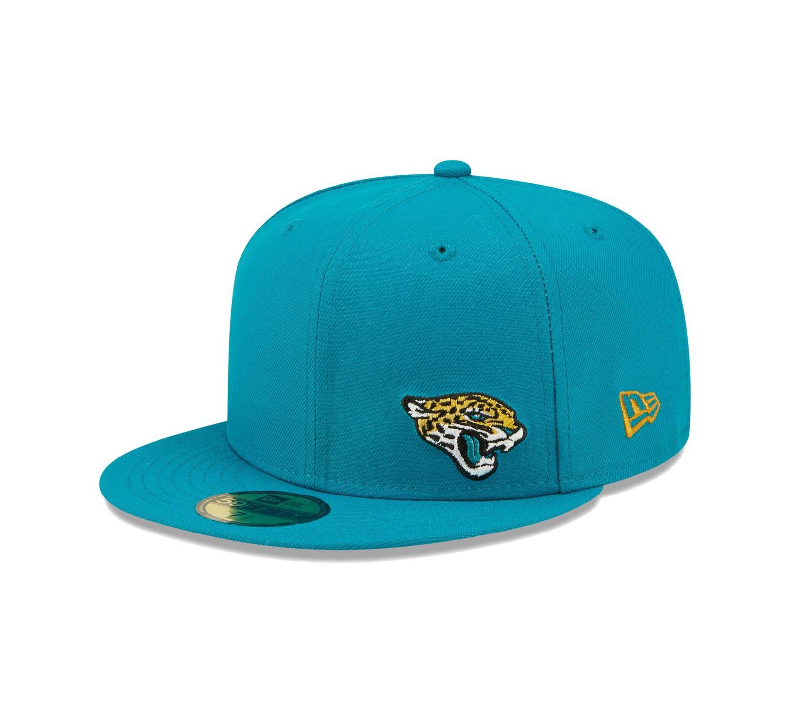 Мужская кепка New Era Jacksonville Jaguars Flawless 59FIFTY, бирюзовая