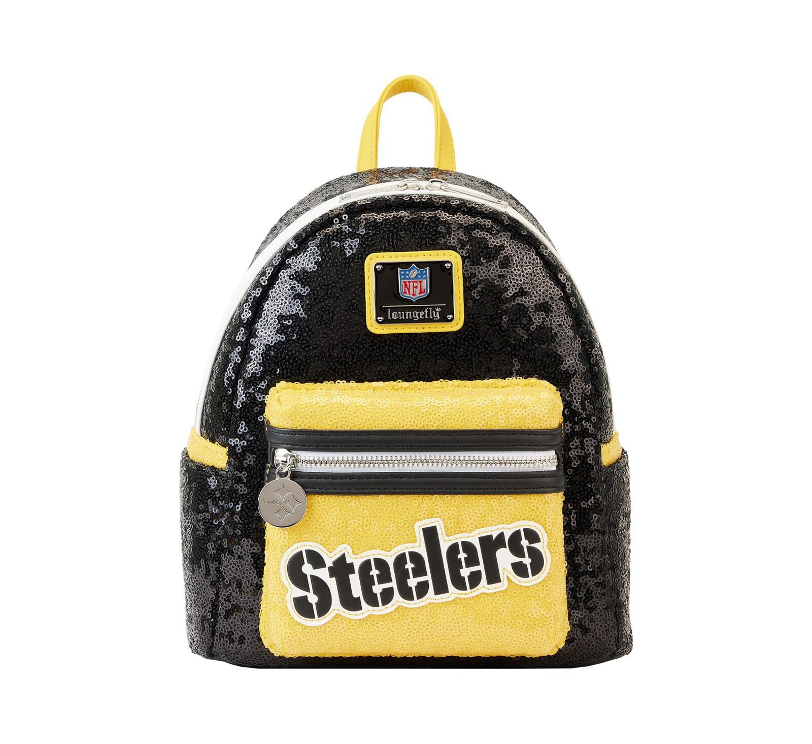 Мини-рюкзак Loungefly Pittsburgh Steelers Sequin для мужчин и женщин