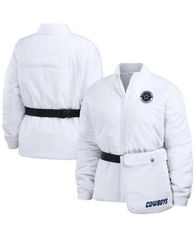 Женская куртка-пуховик WEAR by Erin Andrews Dallas Cowboys Packaway Full-Zip White