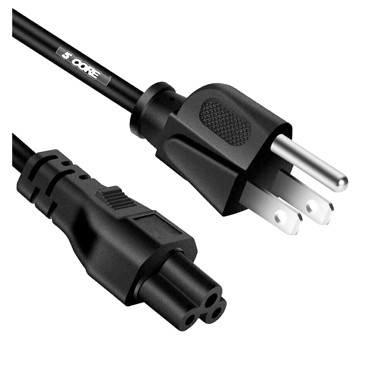 5 Core 6-Foot 3-Prong C13 Extension Cord for Computers/Monitors/Printers
