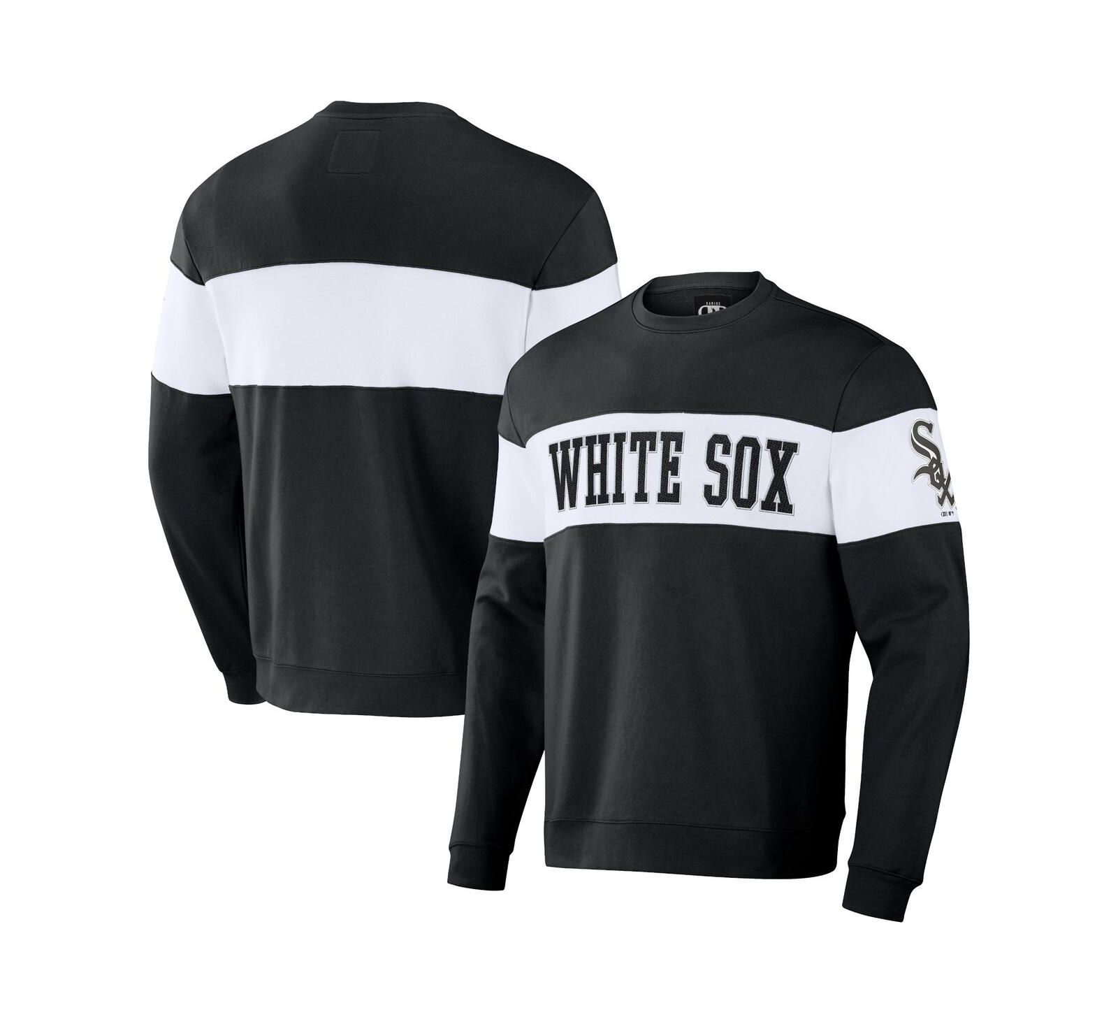 Мужской свитшот с полосками Chicago White Sox от Darius Rucker Collection by Fanatics, черный