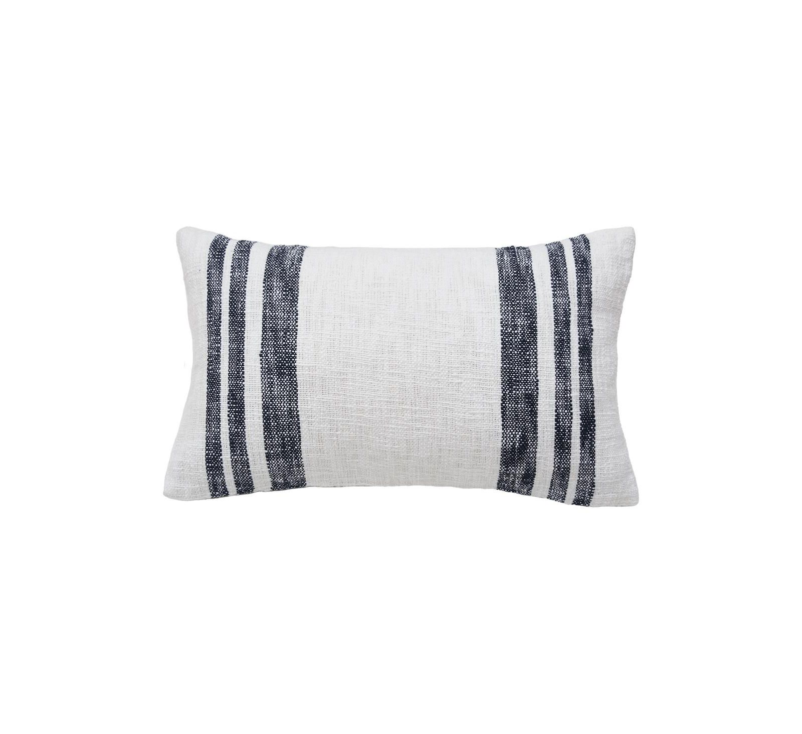 Декоративная подушка accent carol & frank Morgan Onyx Woven Striped Chambray