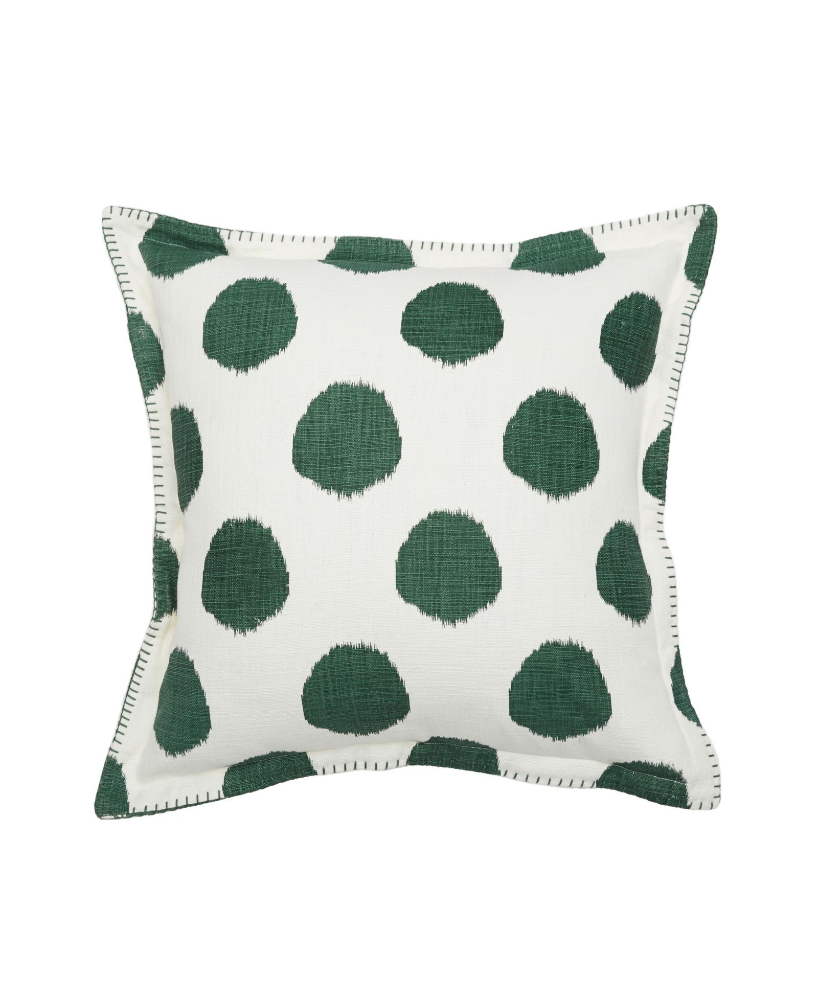 Декоративная подушка Jungle Forest Green Dot 100% Cotton Printed Accent Throw Pillow 20" x 20"