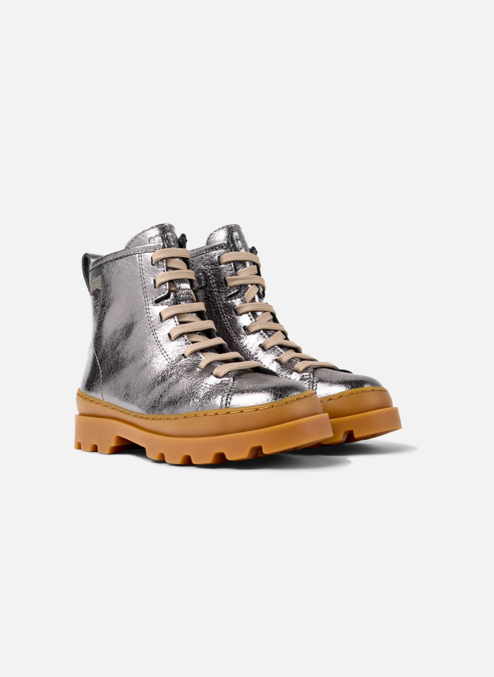 Camper Детские кожаные ботинки Brutus Unisex