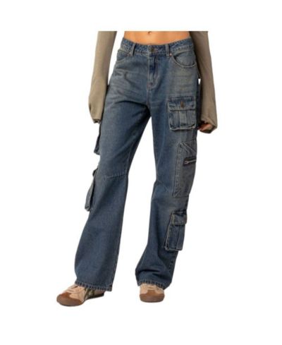 Women's Baggy boyfriend cargo jeans