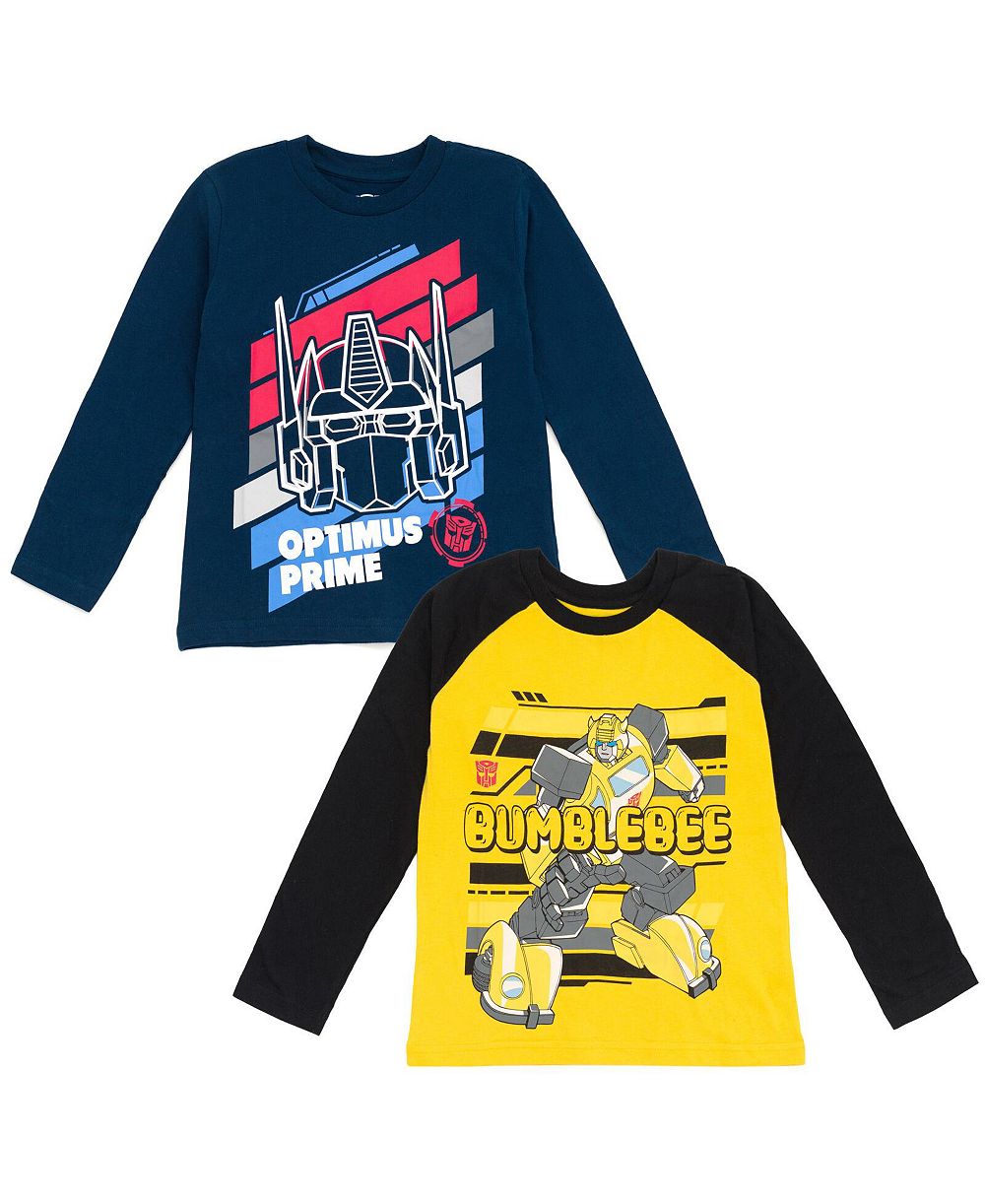 Transformers Boys' 2-Pack Long Sleeve T-Shirts