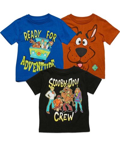 Scooby Doo Детская футболка Scooby-Doo с коротким рукавом, набор 3 шт