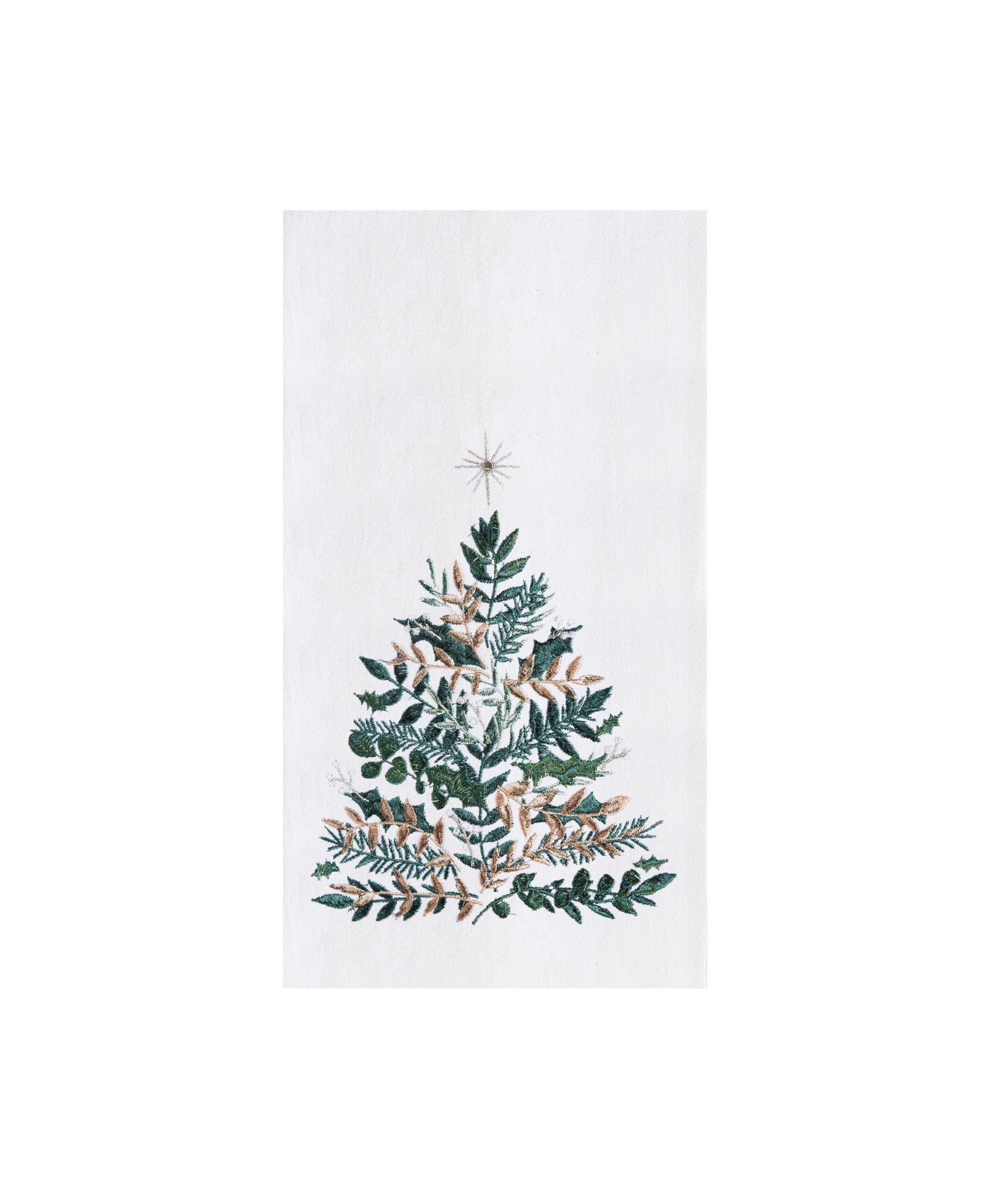C&F Home Christmas Tree 100% Cotton Flour Sack Dishtowel