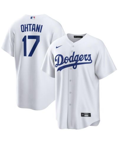 Мужская джерси Nike Shohei Ohtani White Los Angeles Dodgers Home Replica Player