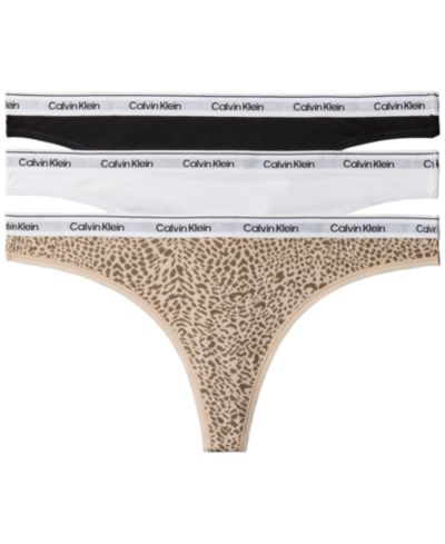 Женские трусики-стринги Calvin Klein Icon Logo, 3 шт. QD5209