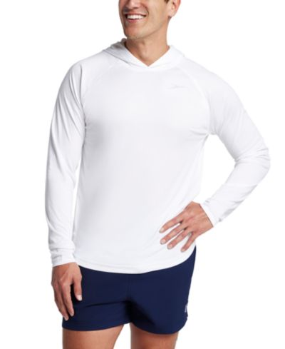 Speedo Мужской Baybreeze Long Sleeve Hooded Performance Swim Shirt
