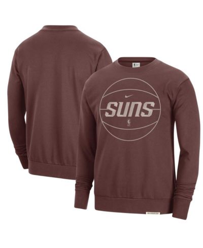 Мужское свитшот-пуловер Nike Phoenix Suns 2023/24 Authentic Standard Issue, цвет Garnet