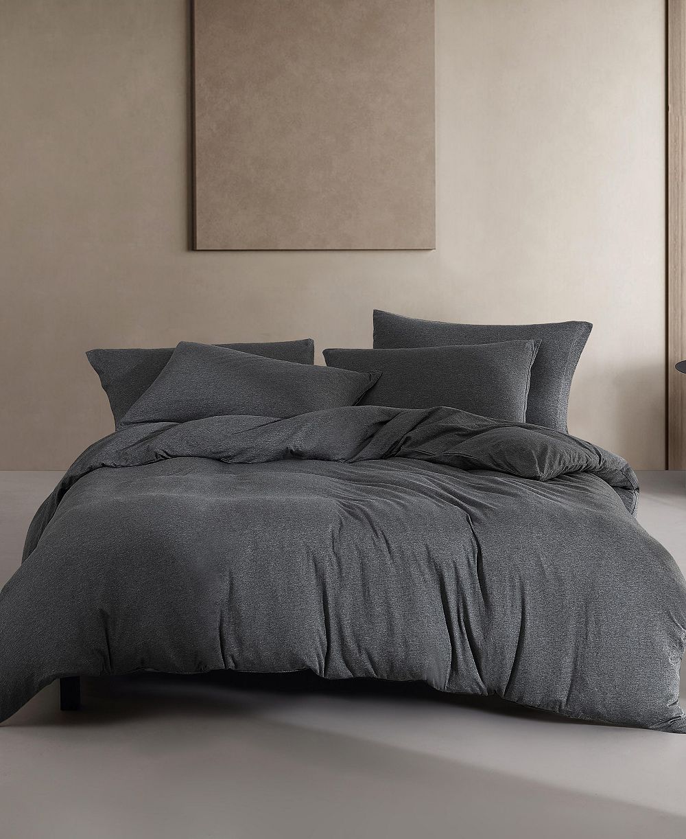 Calvin Klein Modern Cotton Melange Jersey 3 Piece Comforter Set, Queen