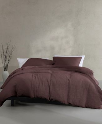 Комплект из 3 одеял Calvin Klein Washed Texture Solid Cotton Jacquard, Queen