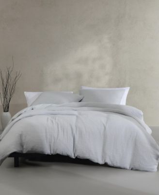 Комплект пододеяльников Calvin Klein Washed Texture Solid Cotton Jacquard, King
