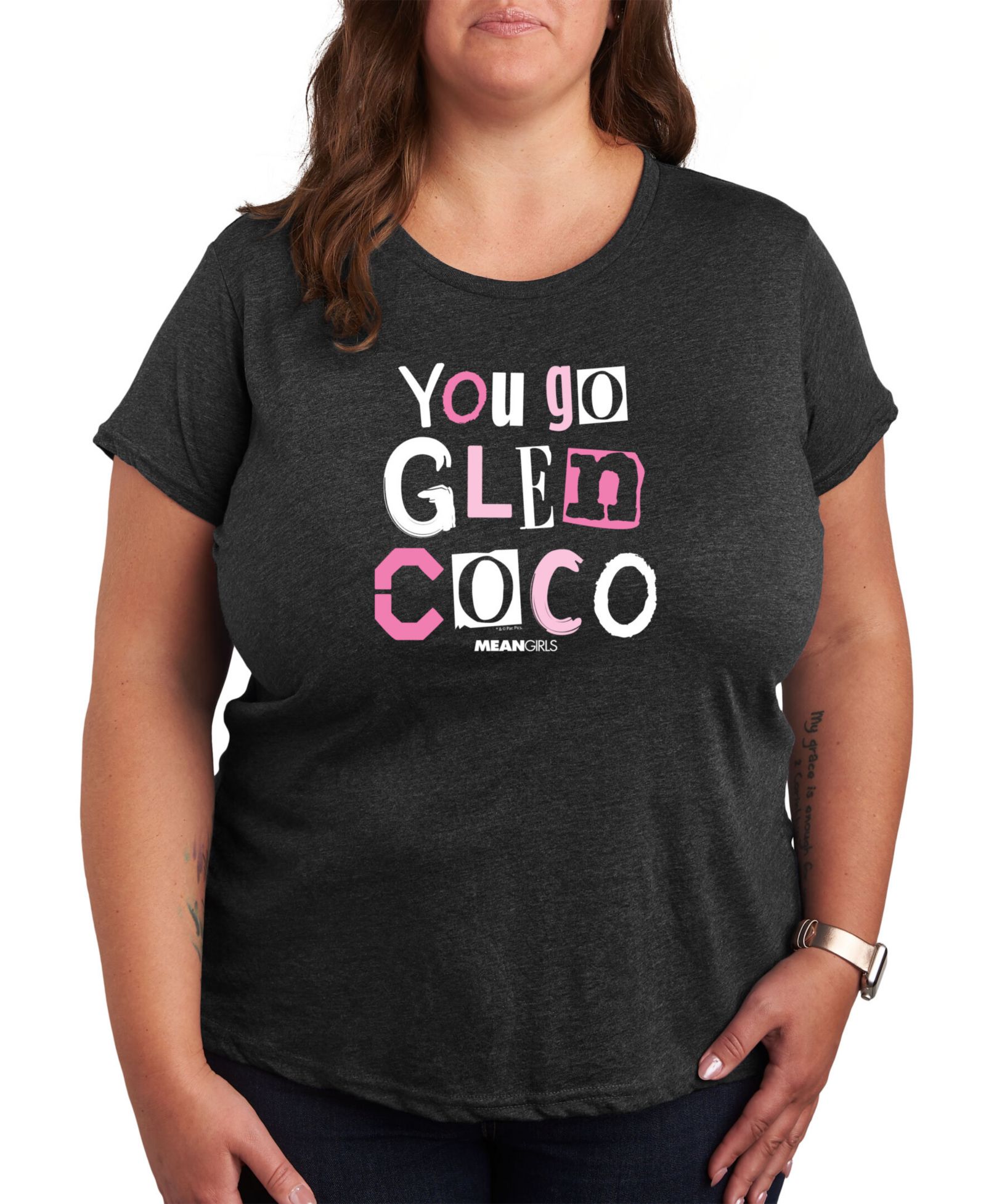 Женская футболка Hybrid Apparel Trendy Plus Size Mean Girls Graphic