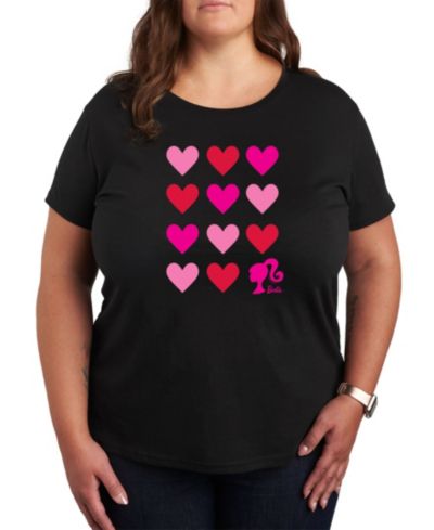 Футболка Hybrid Apparel Air Waves Trendy Plus Size Barbie Valentine's Day Graphic