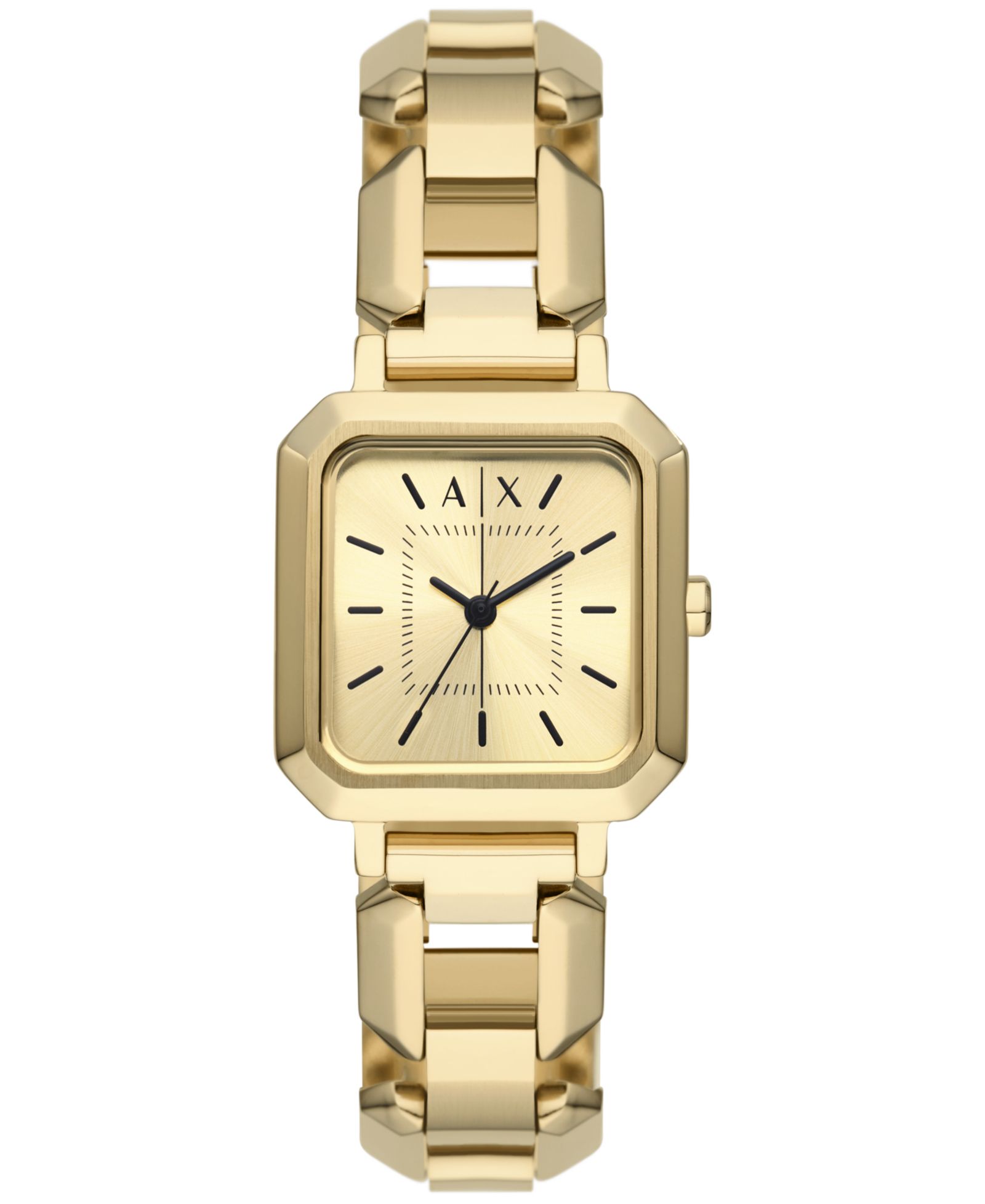 Женские часы A|X Armani Exchange Three Hand Gold-Tone Stainless Steel 27mm
