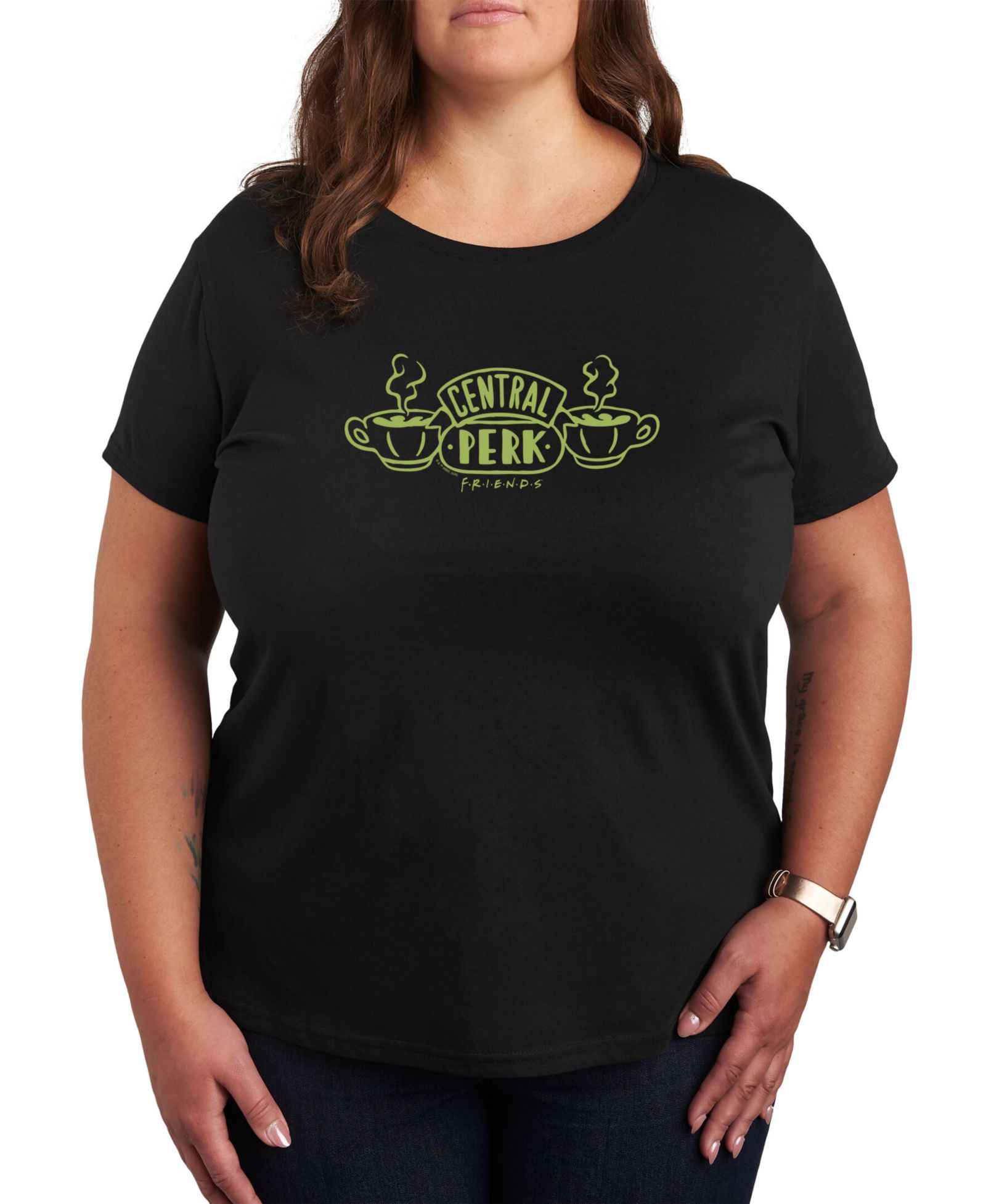 Hybrid Apparel Trendy Plus Size Friends Graphic T-shirt