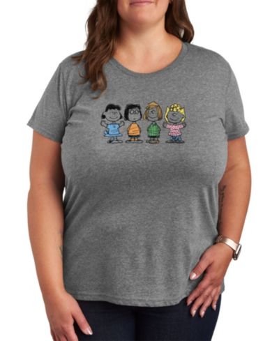 Женская футболка Hybrid Apparel Trendy Plus Size Peanuts Graphic