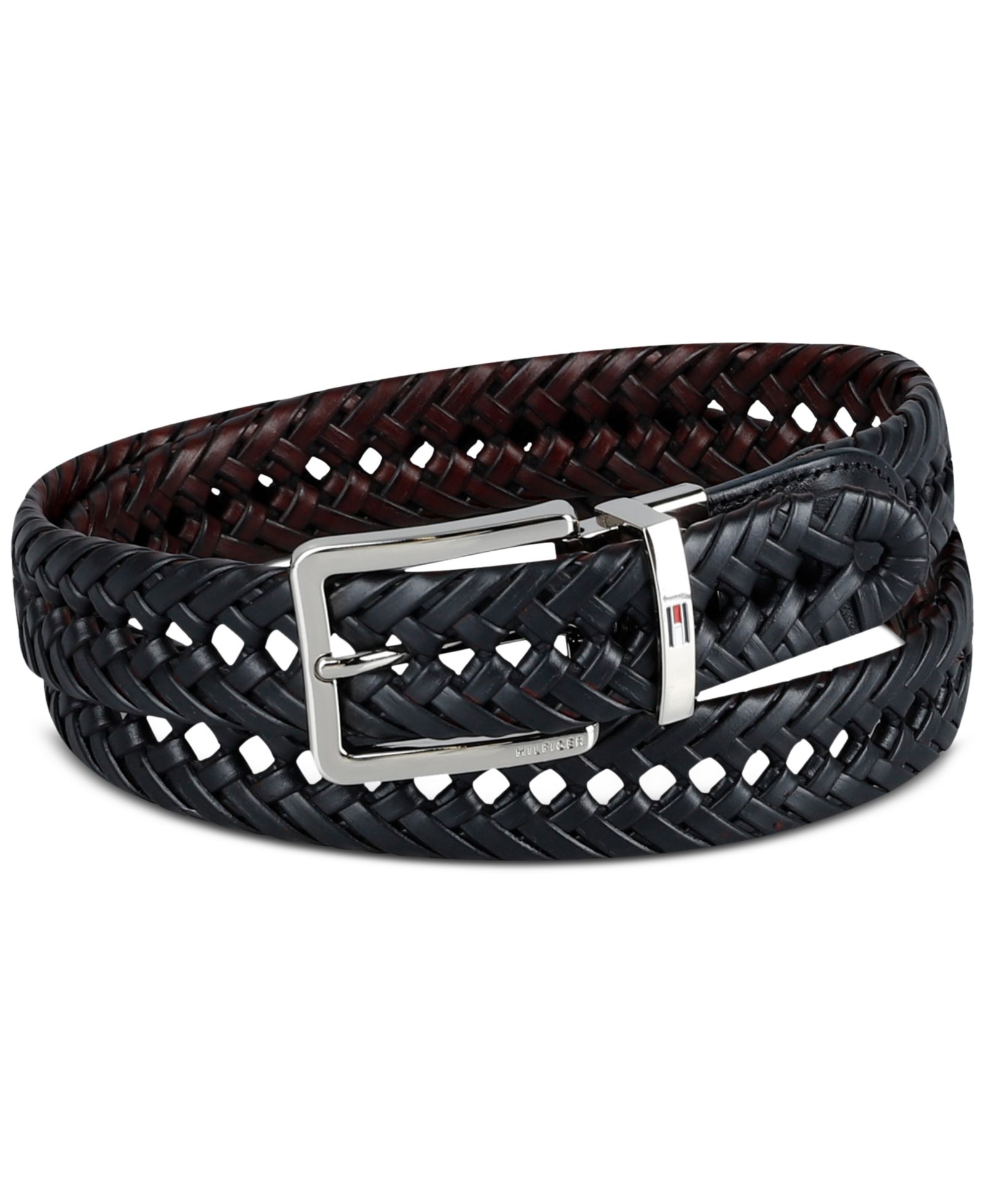 32MM Tommy Hilfiger Men's Reversible Lace Logo Belt